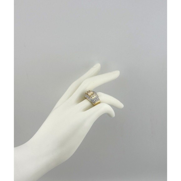 2ctw Baguette & Round Diamond Channel Set Band Ring in 18K Yellow Gold Size 7.5 - Picture 13 of 14